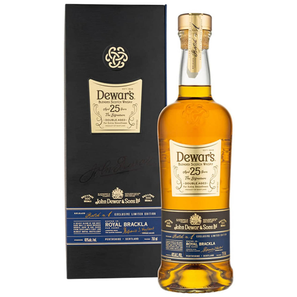 Dewar'S Blended Scotch The Signature Double Aged 25 Year