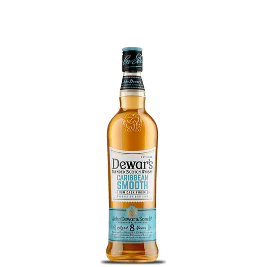 Dewar's Blended Scotch Whisky Caribbean Smooth Rum Cask Finish 8 Year