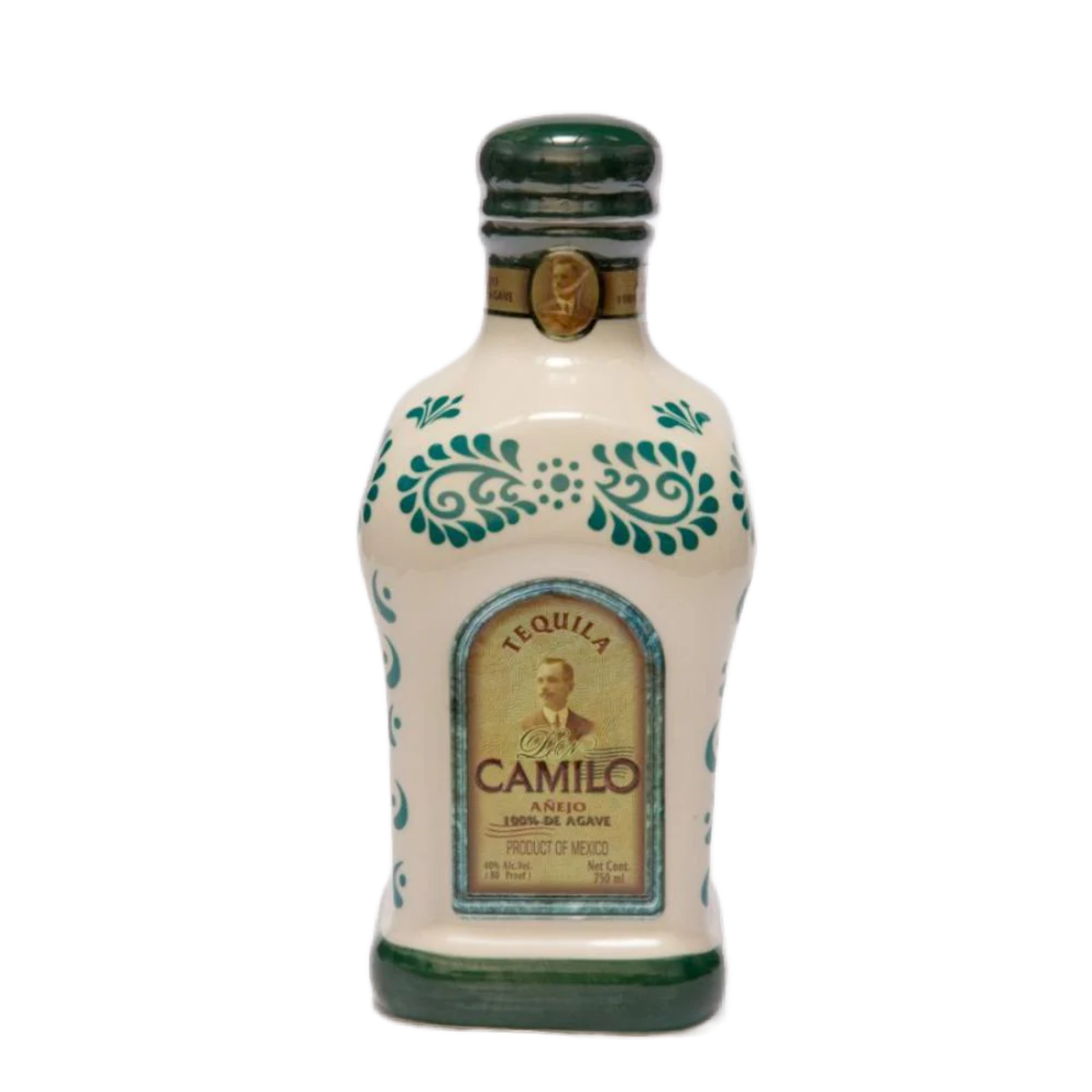 Don Camilo Tequila 100% Agave Anejo Ceramic