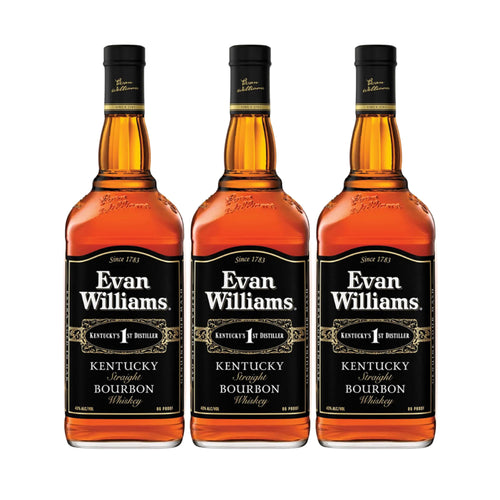 Evan Williams Straight Bourbon Whiskey 3 Pack