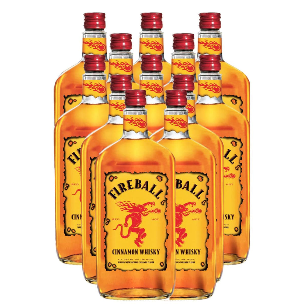 Fireball Cinnamon Whiskey 12 Pack Combo Whiskey