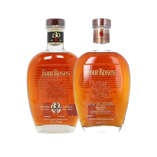 Four Roses 130Th Anniversary X Four Roses Limited Edition Small Batch Barrel Strength (2016 Release) Combo