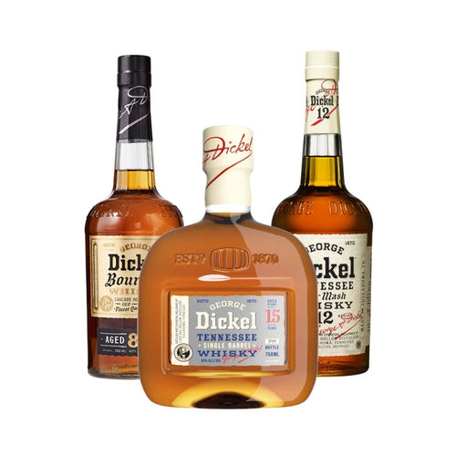 George Dickel 8 Year X 12 Year X 15 Year Combo Pack Whiskey