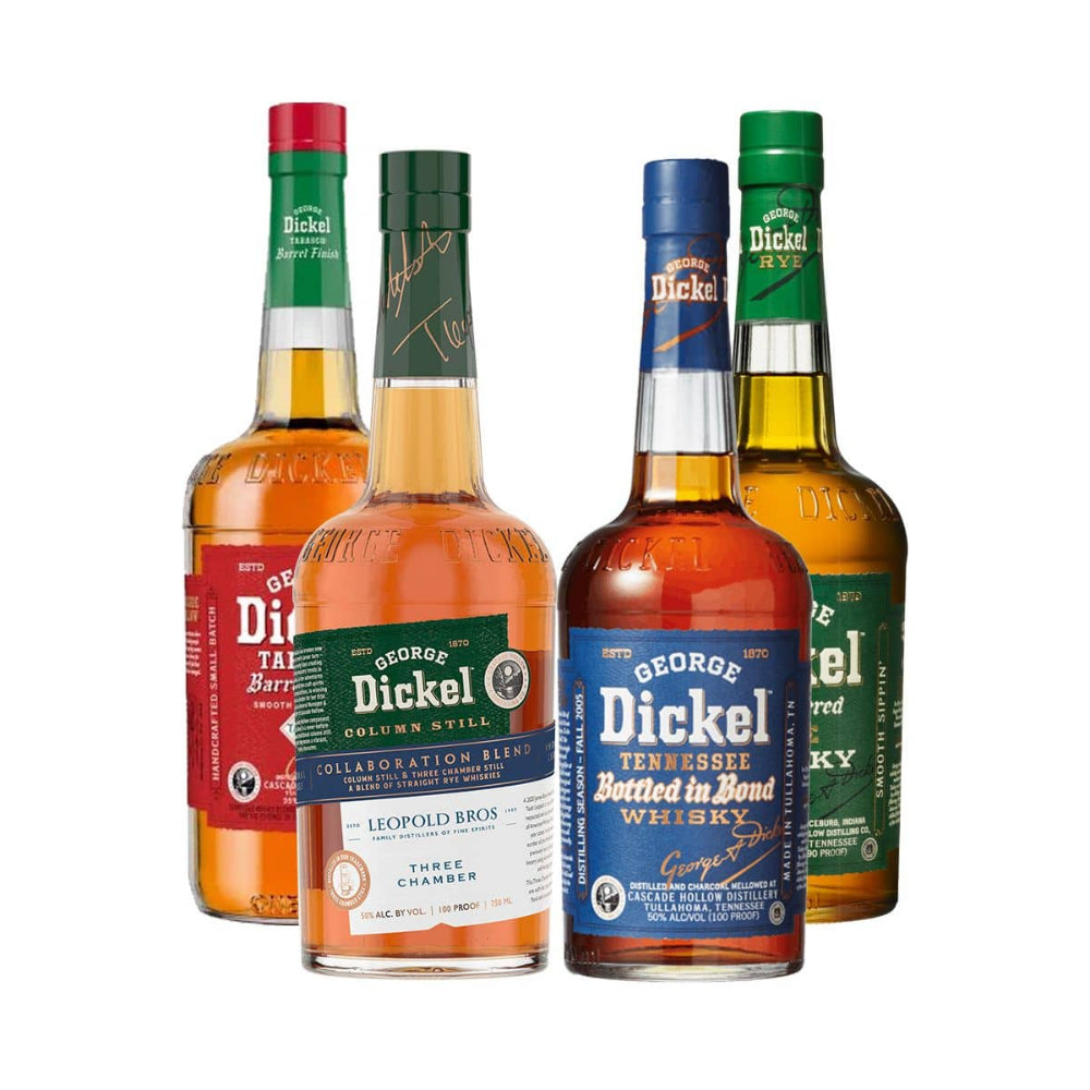 George Dickel Bottled In Bond X Leopold Bros Collaboration X Rye X Tabasco Barrel Finish Combo Pack