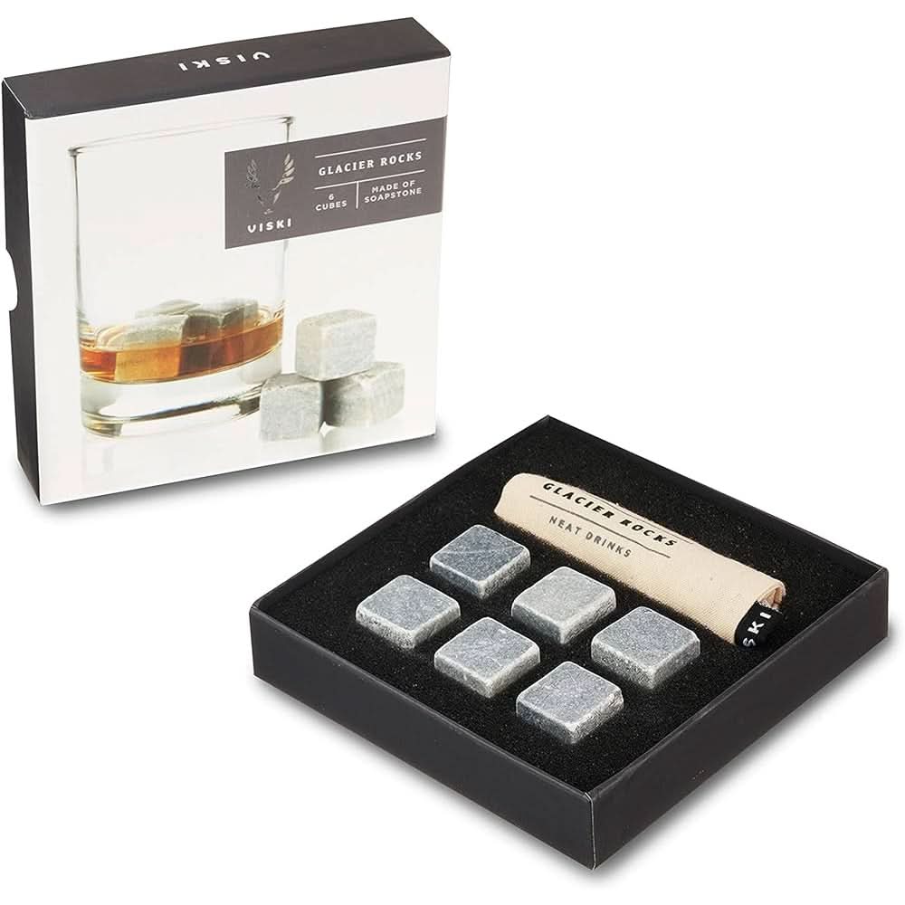 Glacier Rocks® Soapstone Cubes: Stylish Chilling for Your Drinks – You ...