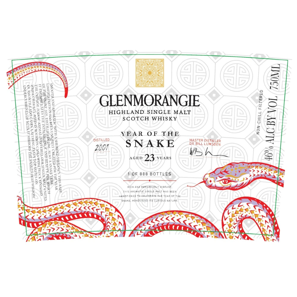 Glenmorangie Year Of The Snake 23 Year Old