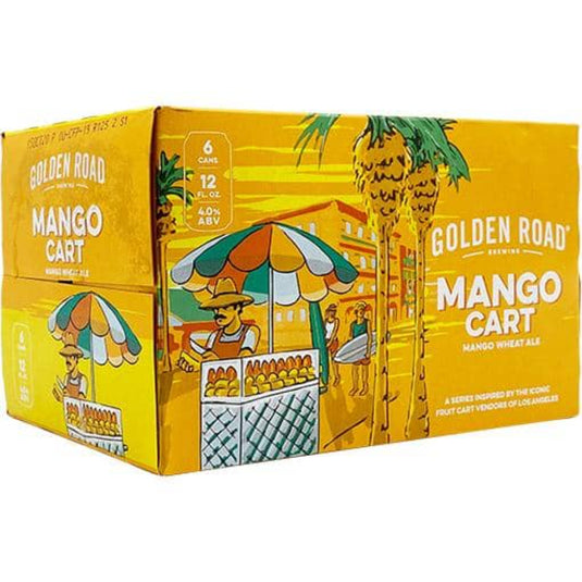 Golden Road Brewing Mango Cart  12oz( 6Pack Cans)