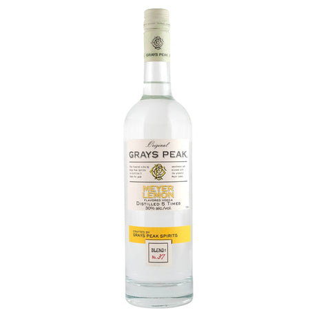 Grays Peak Meyer Lemon Vodka