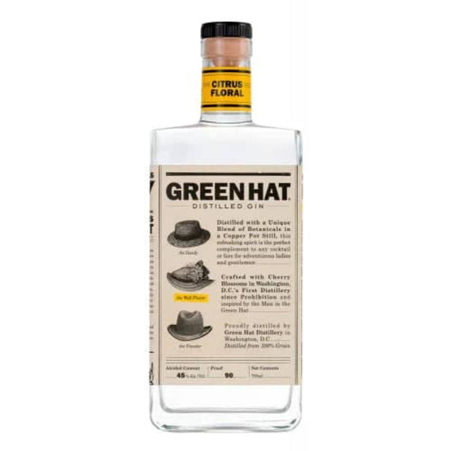 Green Hat Citrus Floral Gin