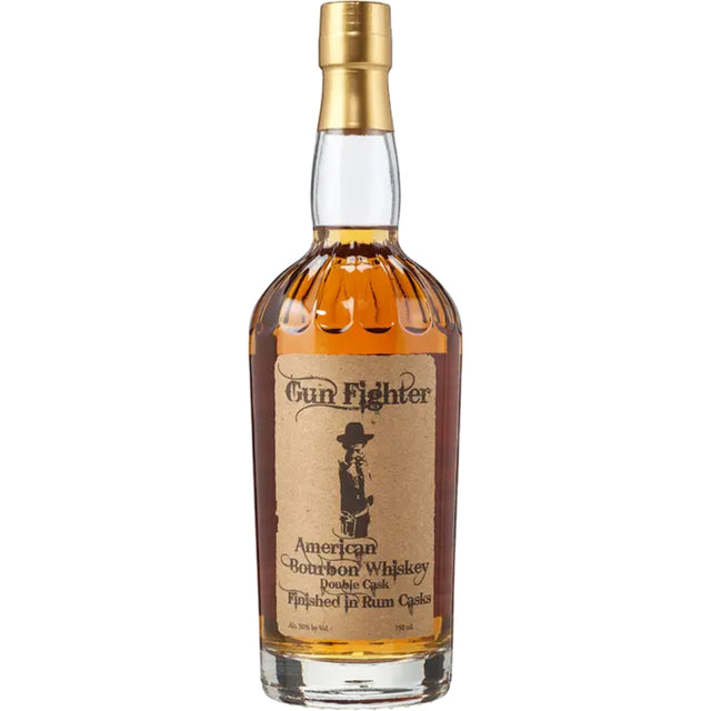 Gun Fighter American Bourbon Whiskey Double Cask Finished In Rum Cask