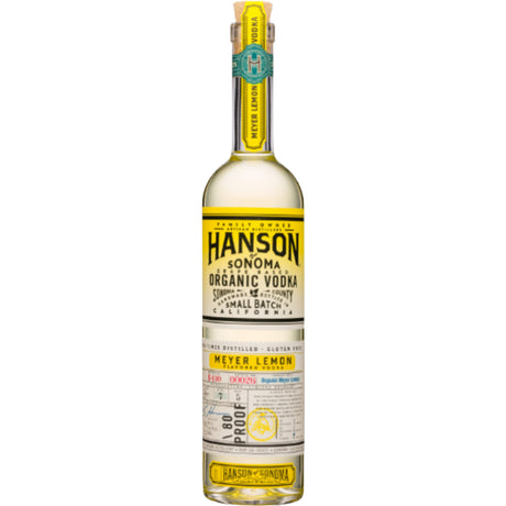 Hanson Of Sonoma Meyer Lemon Flavored Vodka Small Batch Limited Release 80