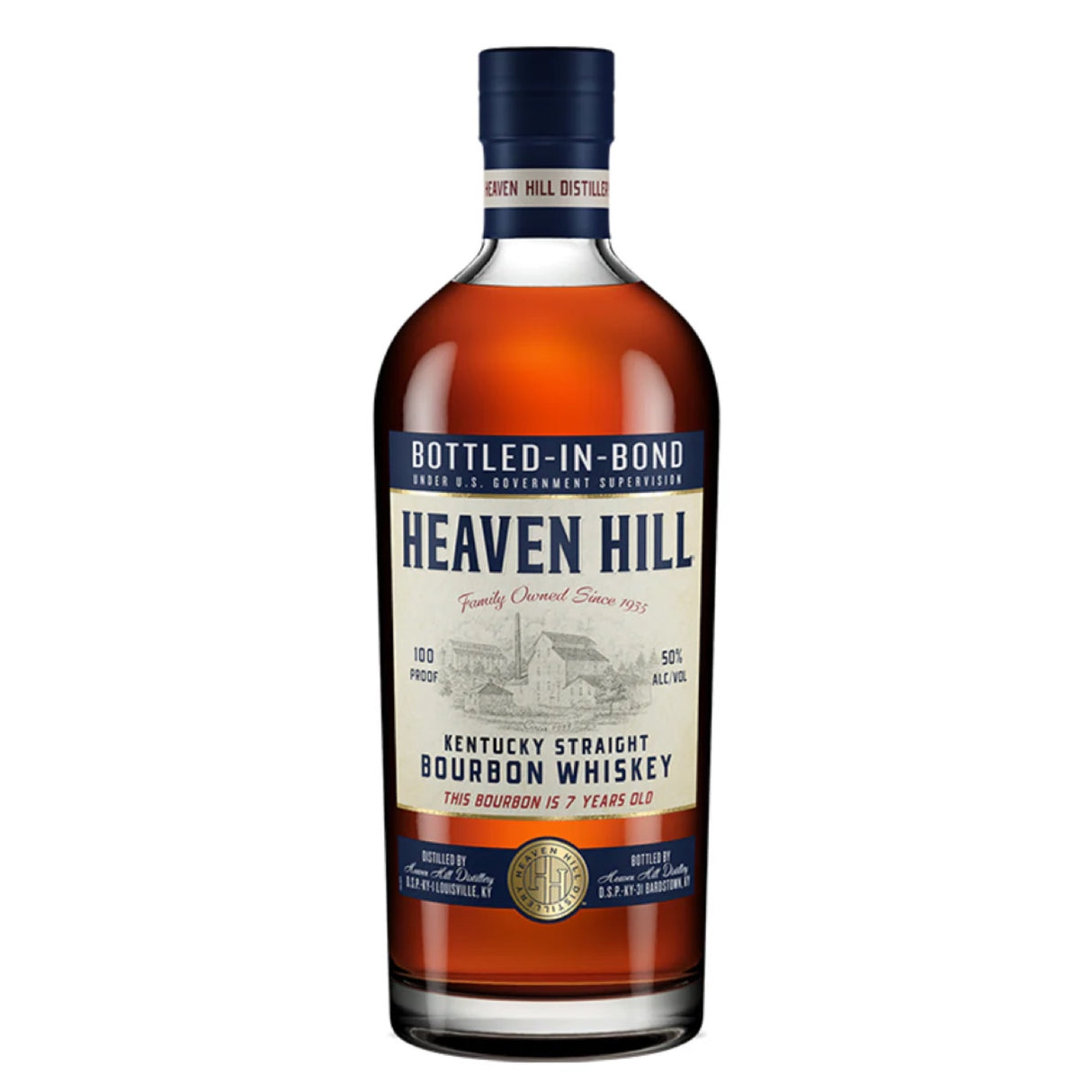 Heaven Hill 7 Year Old Bottled In Bond Kentucky Straight Bourbon Whiskey