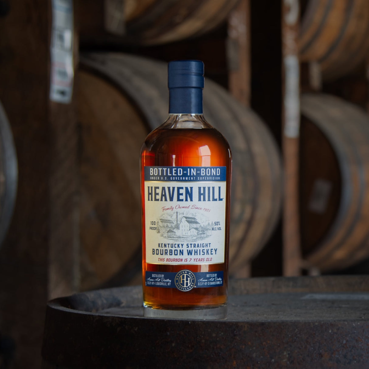 Heaven Hill 7 Year Old Bottled In Bond Kentucky Straight Bourbon Whiskey