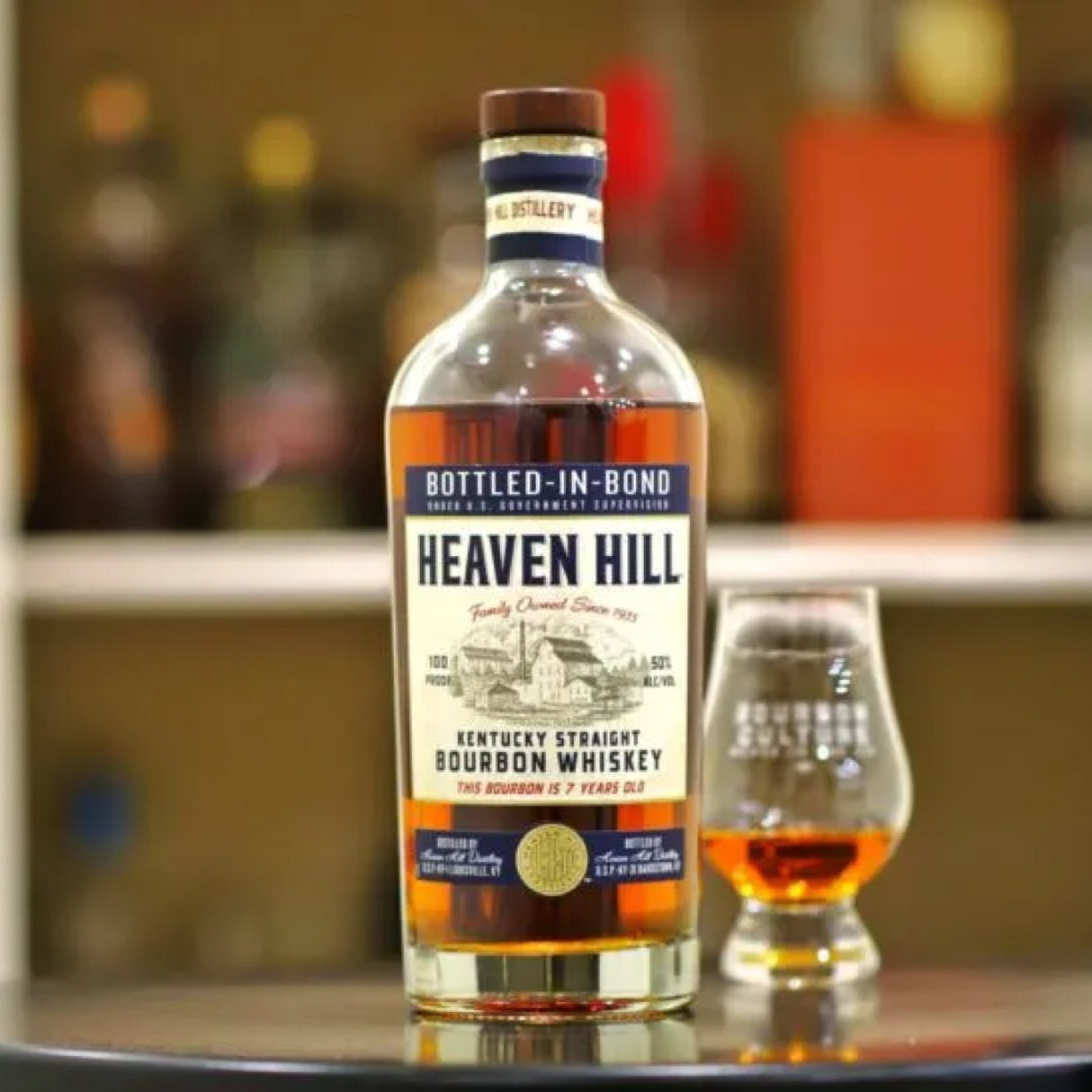 Heaven Hill 7 Year Old Bottled In Bond Kentucky Straight Bourbon Whiskey