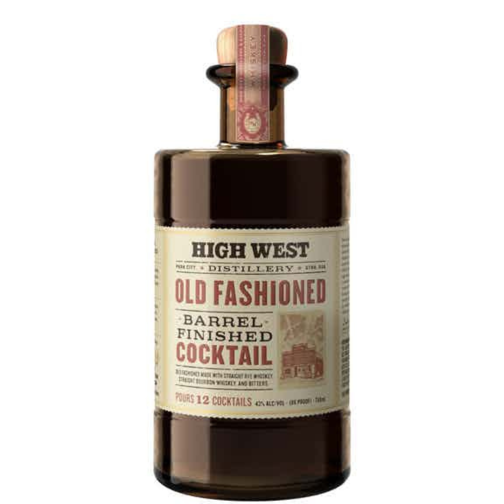 High West Old Fashioned Barrel Finished Ready Made Cocktail Whiskey