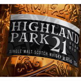 Highland Park 21 Year Old Single Malt Scotch Whisky