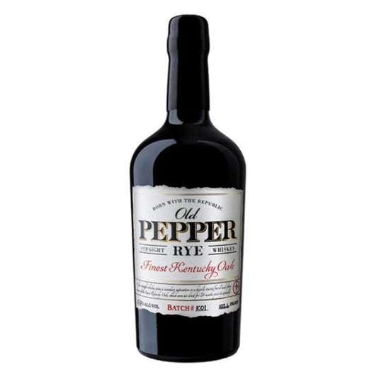 James E. Pepper  Old Pepper Finest Kentucky Oak Straight Rye Whiskey