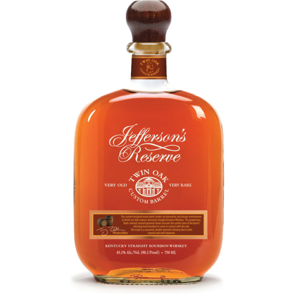 Jefferson's Reserve Twin Oak Custom Barrel Bourbon Whiskey