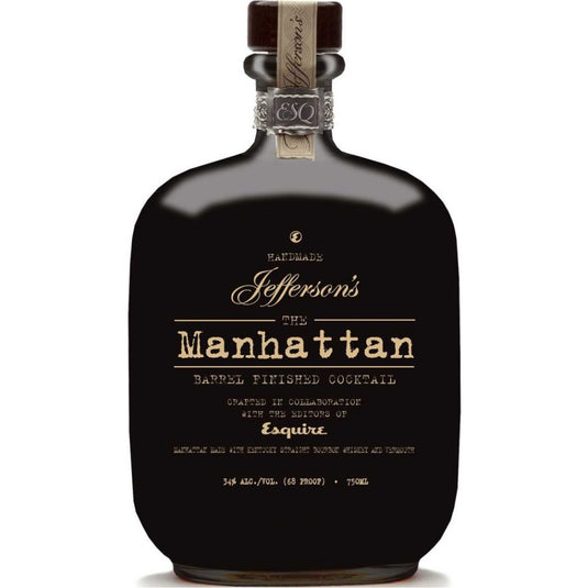 Jefferson's The Manhattan Barrel Aged Cocktail  Whiskey