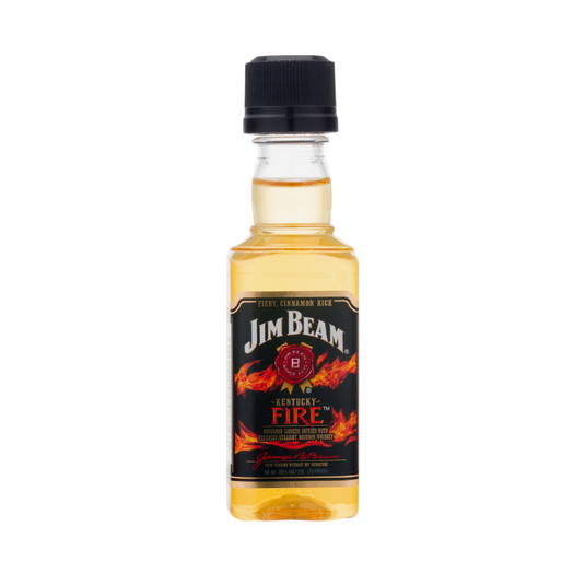 Jim Beam Cinnamon Flavored Whiskey Kentucky Fire 50ml