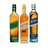 Johnnie Walker Color Trifecta (Blue Label, Gold Label, Green Label)