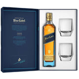 Johnnie Walker Blue Label Blended Scotch Whisky With Crystal Glasses