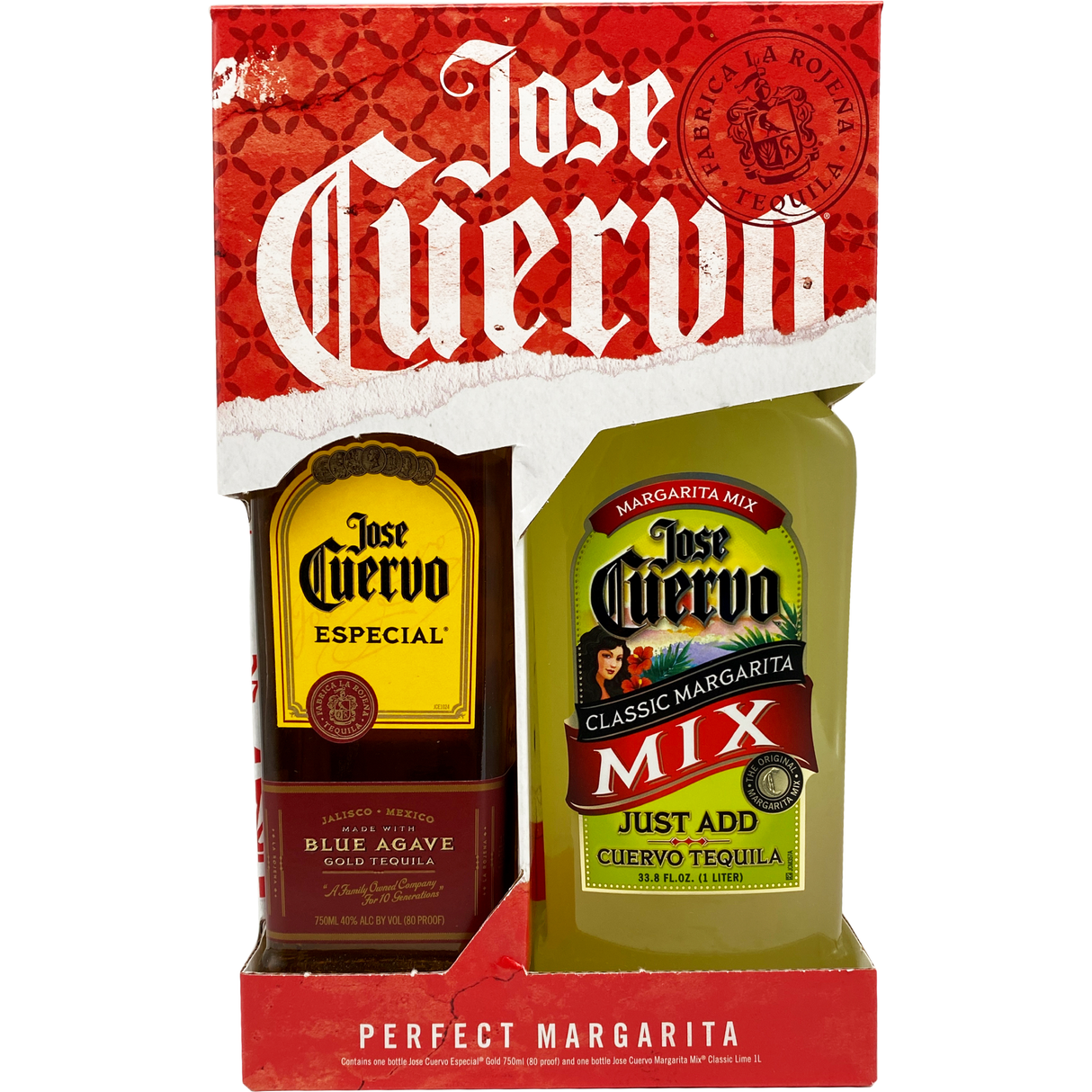 Jose Cuervo Gold Tequila W/ Margarita Mix Gift Pack