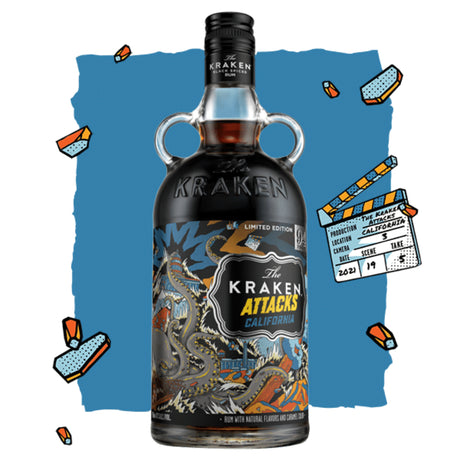 Kraken Attacks California Black Spiced Rum