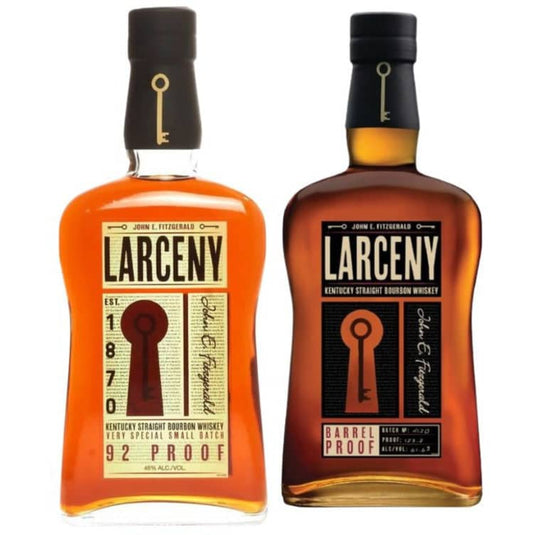 Larceny Small Batch Kentucky Straight Bourbon Whiskey & John E. Fitzgerald Larceny Barrel Proof Batch C921 Combo
