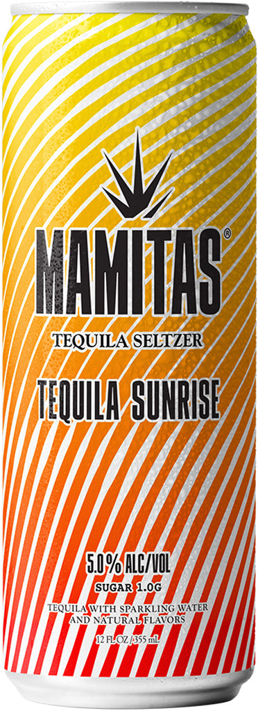 Mamitas orange tequila seltzer tequila 10 sunrise  12oz