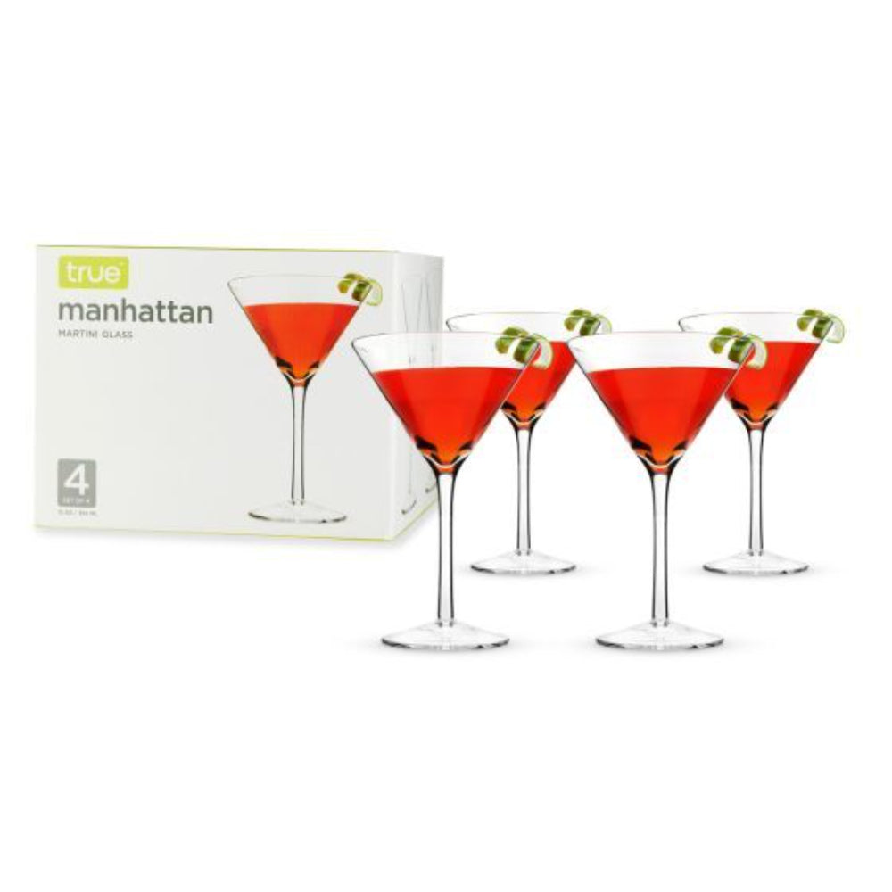 Manhattan Martini Glasses, Set of 4  12oz