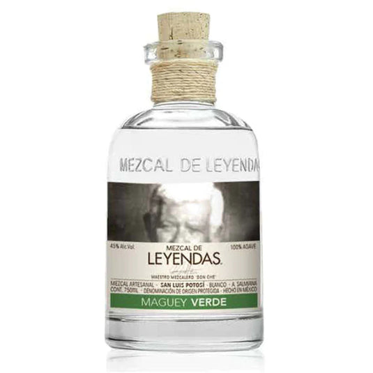 Mezcal De Leyendas Maguey Verde San Luis Potosi Tequila
