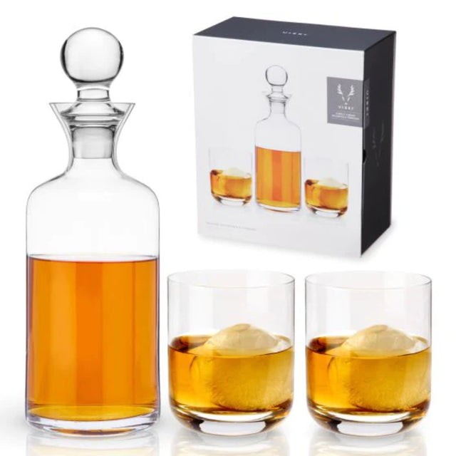 Modern Liquor Decanter & Tumblers