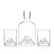 Mountain Decanter and Tumblers