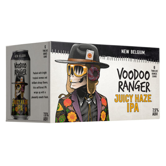 New Belgium Voodoo Ranger Juicy Haze IPA(6 PACK CANS)