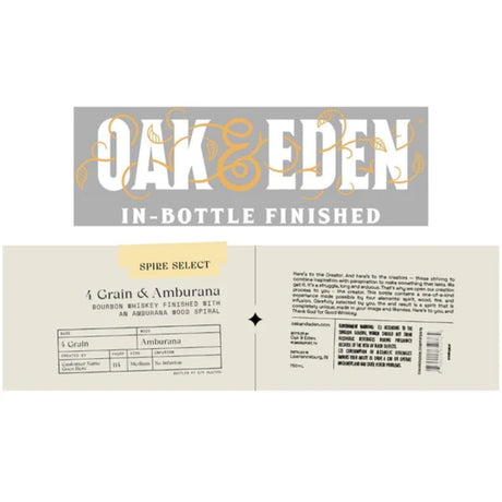 Oak & Eden Spire Select 4 Grain & Amburana