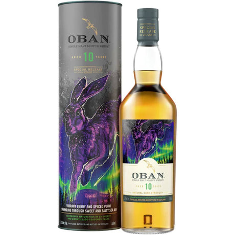 Oban Single Malt Scotch Natural Cask Strength Ex-Sherry & Amontillado Seasoned Casks 10 Yr