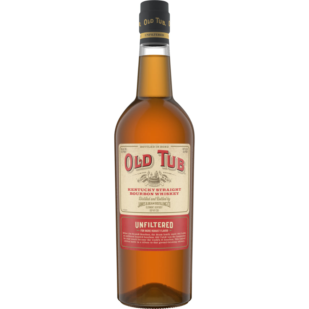 Old Tub Straight Bourbon Bottled in Bond Sour Mash Unfiltered 100