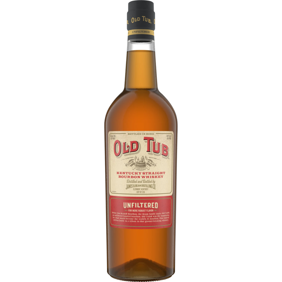 Old Tub Straight Bourbon Bottled in Bond Sour Mash Unfiltered 100