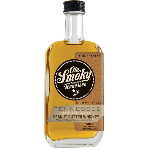 Ole Smoky Peanut Butter Flavored Whiskey Mountain Made 50ml