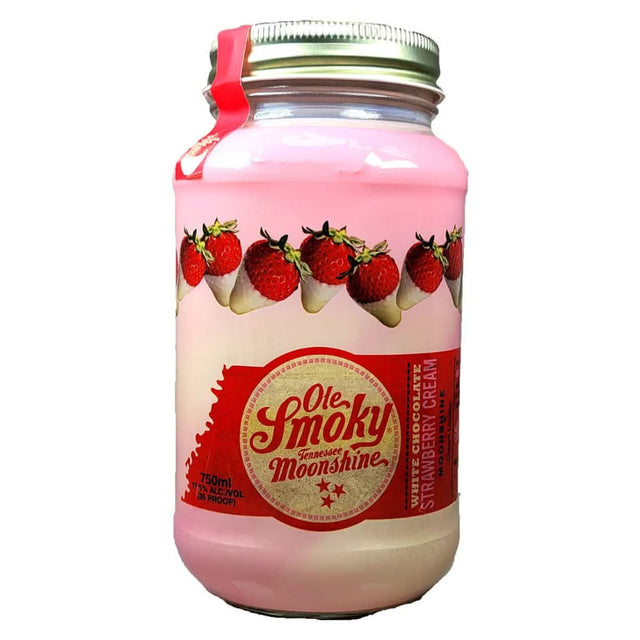 Ole Smoky White Chocolate Strawberry Cream Moonshine