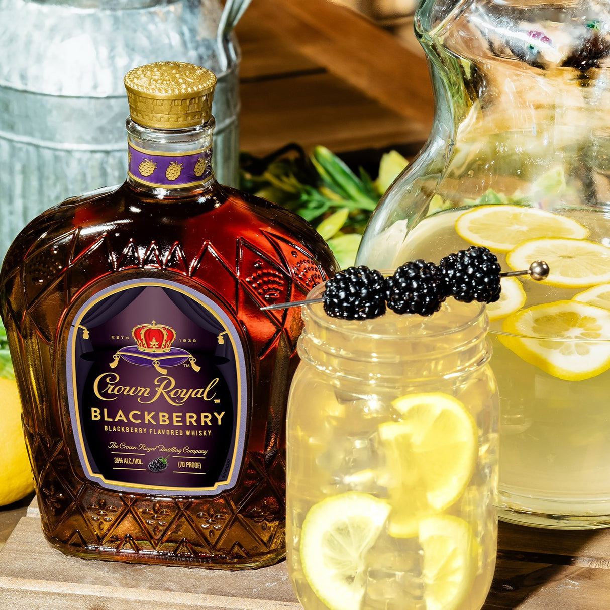 Crown Royal Blackberry Flavored Canadian Whisky