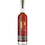 Bottle of Penelope Toasted rum on a white background