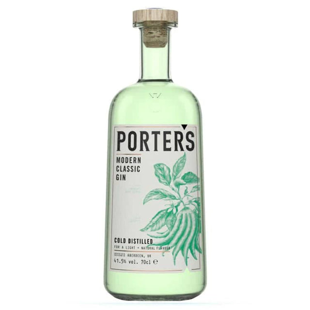 Porters Dry Gin Modern Classic Gin Cold Distilled