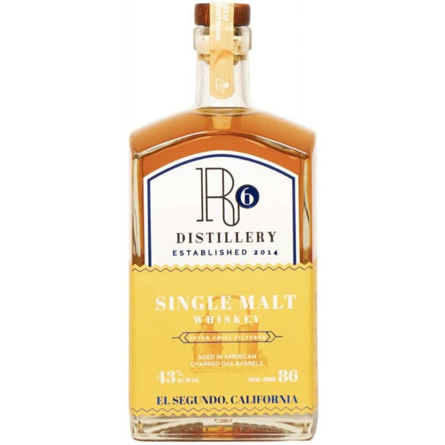 R6 Distillery Single Malt Whiskey