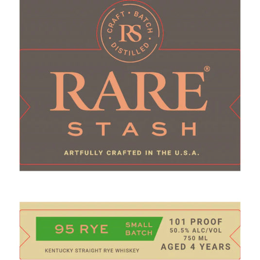 Rare Stash 95 Rye By Dustin Poirier Whiskey
