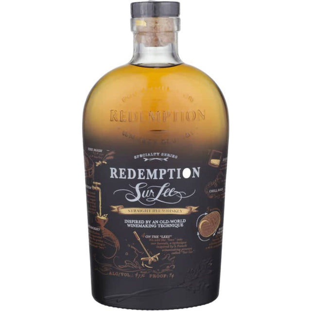 Redemption Straight Rye Whiskey Sur Lee