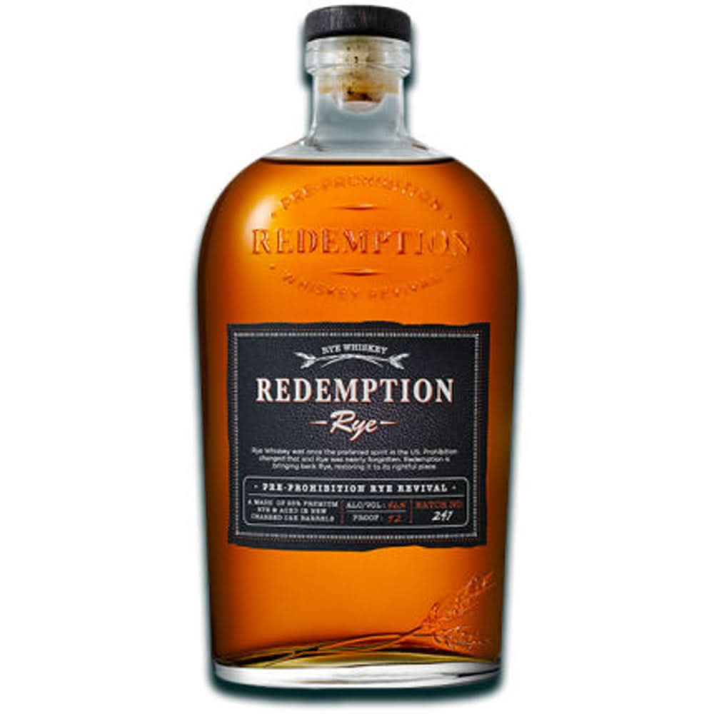 Redemption Straight Rye Whiskey – You Booze