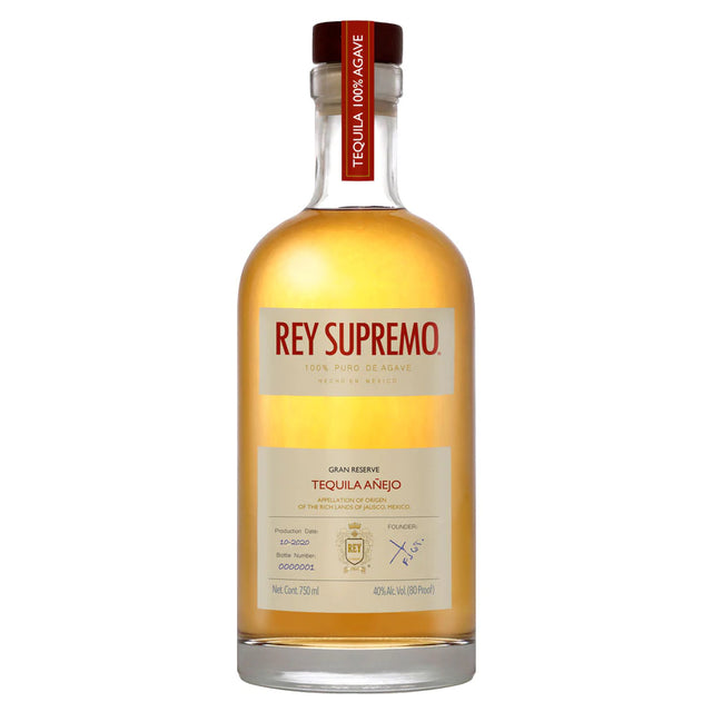 Rey Supremo Tequila Anejo Gran Reserve 80