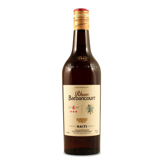 Rhum Barbancourt Aged Rum Three Star 4 Yr